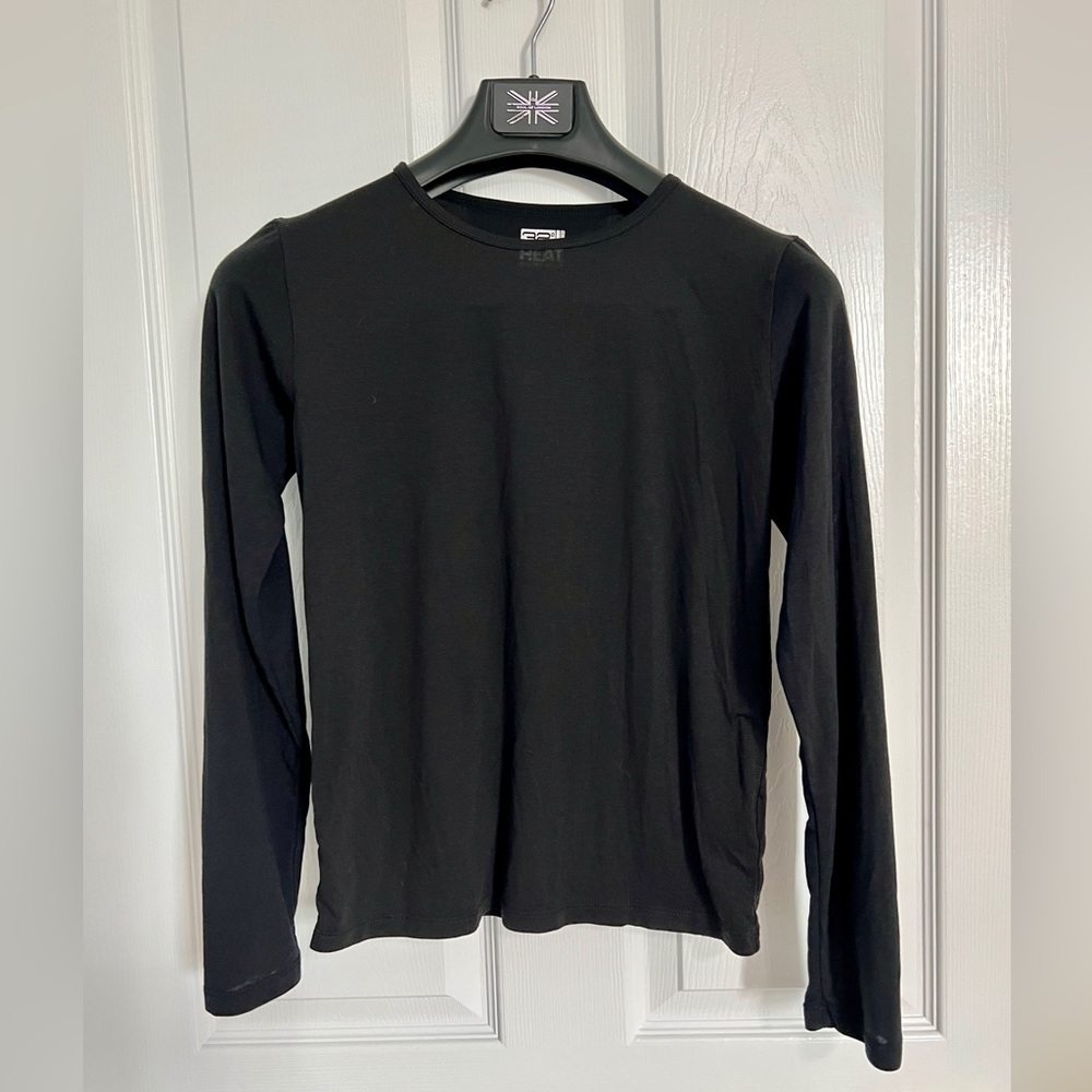 32 Degrees Heat Boys thermal shirt Black Size XL